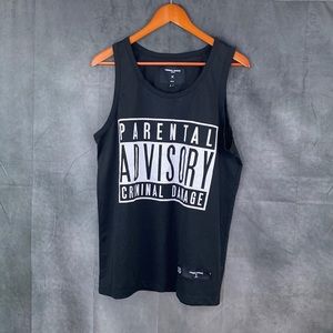 Criminal damage sleeveless shirt L